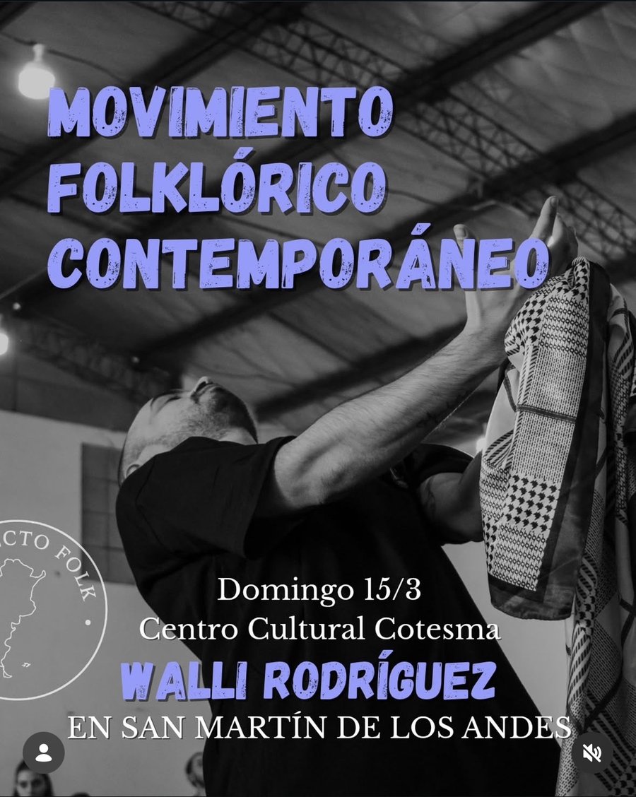 Flyer Movimiento Folklórico Contemporáneo